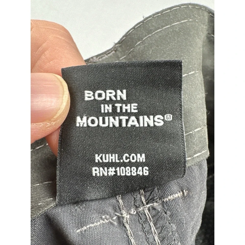 Kuhl Renegade Hiking Shorts Mens 38 Black Outdoor Nylon Stretch Trail Utility